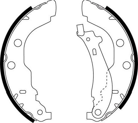 Kavo Parts BS-7424 - Bremžu loku komplekts adetalas.lv