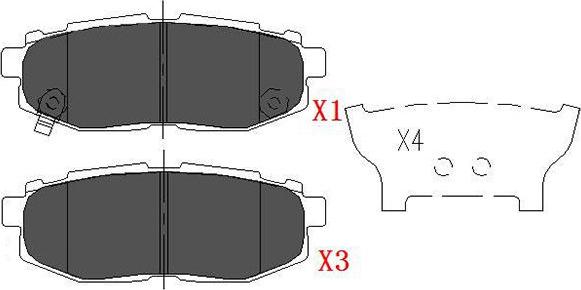 Kavo Parts KBP-8022 - Bremžu uzliku kompl., Disku bremzes adetalas.lv