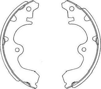 Kavo Parts KBS-9902 - Bremžu loku komplekts adetalas.lv