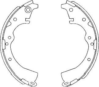 Kavo Parts KBS-9919 - Bremžu loku komplekts adetalas.lv