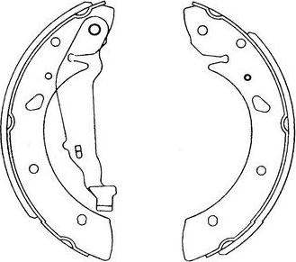 Kavo Parts KBS-9915 - Bremžu loku komplekts adetalas.lv