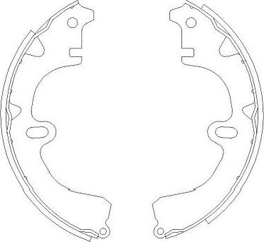 Kavo Parts KBS-9918 - Bremžu loku komplekts adetalas.lv