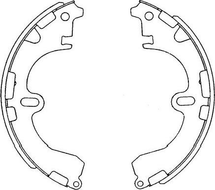 Kavo Parts KBS-9912 - Bremžu loku komplekts adetalas.lv