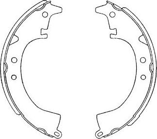 Kavo Parts KBS-9921 - Bremžu loku komplekts adetalas.lv