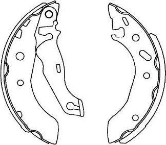 Kavo Parts KBS-5407 - Bremžu loku komplekts adetalas.lv