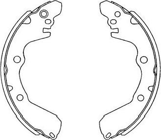 Kavo Parts KBS-6405 - Bremžu loku komplekts adetalas.lv