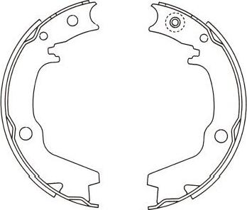 Kavo Parts KBS-6401 - Bremžu loku komplekts adetalas.lv