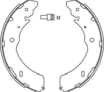 Kavo Parts KBS-6407 - Bremžu loku komplekts adetalas.lv