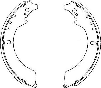 Kavo Parts KBS-1904 - Bremžu loku komplekts adetalas.lv