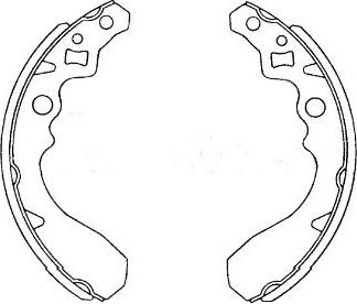 Kavo Parts KBS-1905 - Bremžu loku komplekts adetalas.lv