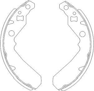 Kavo Parts KBS-1902 - Bremžu loku komplekts adetalas.lv