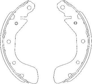 Kavo Parts KBS-1401 - Bremžu loku komplekts adetalas.lv