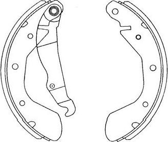 Kavo Parts KBS-1403 - Bremžu loku komplekts adetalas.lv