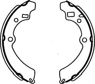 Kavo Parts KBS-8909 - Bremžu loku komplekts adetalas.lv