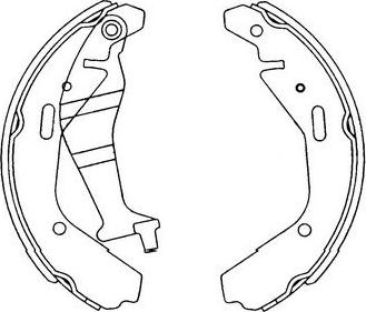 Kavo Parts KBS-8904 - Bremžu loku komplekts adetalas.lv