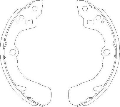 Kavo Parts KBS-8905 - Bremžu loku komplekts adetalas.lv