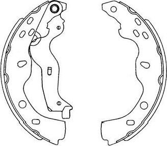 Kavo Parts KBS-8914 - Bremžu loku komplekts adetalas.lv