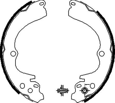 Kavo Parts KBS-8404 - Bremžu loku komplekts adetalas.lv