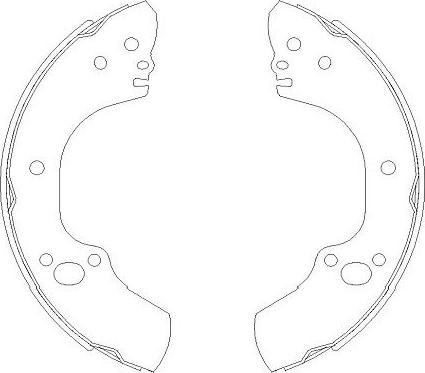 Kavo Parts KBS-3905 - Bremžu loku komplekts adetalas.lv