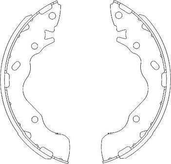 Kavo Parts KBS-3402 - Bremžu loku komplekts adetalas.lv