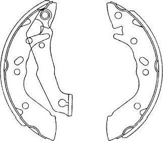 Kavo Parts KBS-3411 - Bremžu loku komplekts adetalas.lv