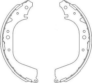 Kavo Parts KBS-7409 - Bremžu loku komplekts adetalas.lv