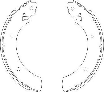 Kavo Parts KBS-7405 - Bremžu loku komplekts adetalas.lv