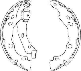 Kavo Parts KBS-7407 - Bremžu loku komplekts adetalas.lv