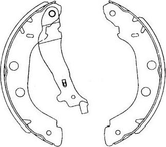 Kavo Parts KBS-7419 - Bremžu loku komplekts adetalas.lv