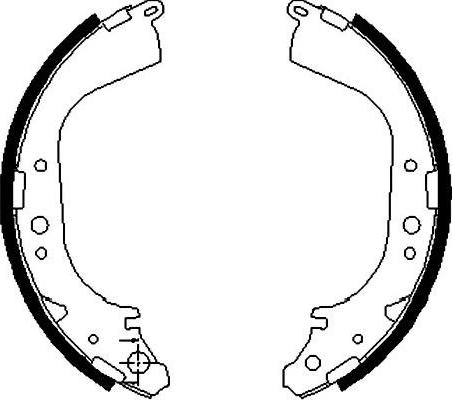 Kavo Parts KBS-7432 - Bremžu loku komplekts adetalas.lv