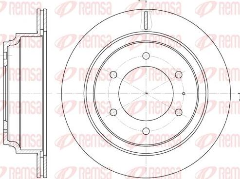 Japanparts DP997AF - Bremžu diski adetalas.lv