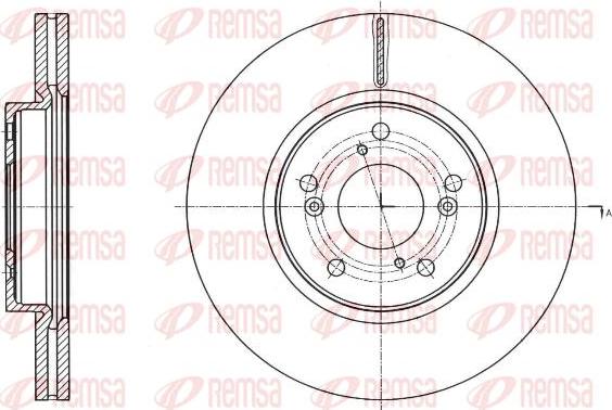 Kavo Parts BR-2303-C - Bremžu diski adetalas.lv