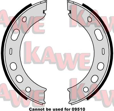 Kawe 09000 - Bremžu loku kompl., Stāvbremze adetalas.lv