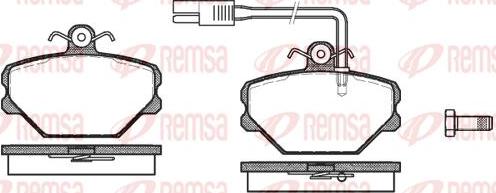 Kawe 0264 12 - Bremžu uzliku kompl., Disku bremzes adetalas.lv