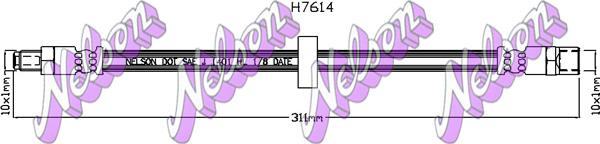 Kawe H7614 - Bremžu šļūtene adetalas.lv