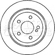 Key Parts KBD4354 - Bremžu diski adetalas.lv