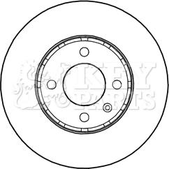 Key Parts KBD5236 - Bremžu diski adetalas.lv