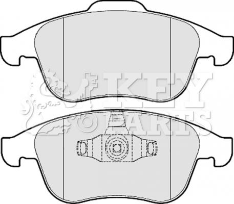 Key Parts KBP2057 - Bremžu uzliku kompl., Disku bremzes adetalas.lv