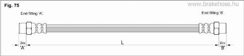 KK95KFT FT7003 - Bremžu šļūtene adetalas.lv