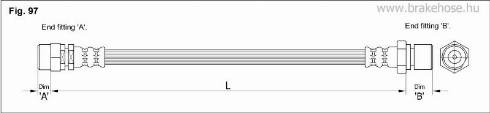 KK95KFT FT4674 - Bremžu šļūtene adetalas.lv