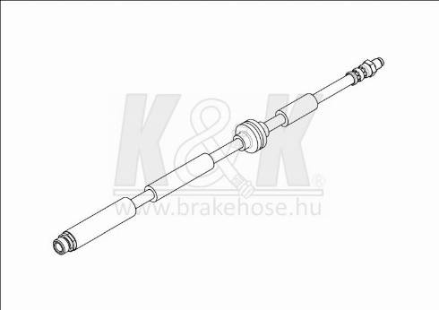 KK95KFT FT1911 - Bremžu šļūtene adetalas.lv