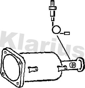 Klarius 390192 - Nosēdumu / Daļiņu filtrs, Izplūdes gāzu sistēma adetalas.lv