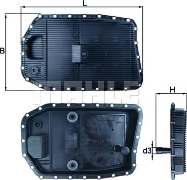 KNECHT HX 154 - Eļļas vācele, Automātiskā pārnesumkārba adetalas.lv