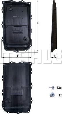 KNECHT HX 184 KIT - Eļļas vācele, Automātiskā pārnesumkārba adetalas.lv