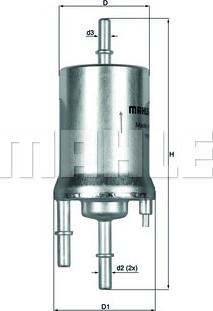 KNECHT KL 156/1 - Degvielas filtrs adetalas.lv