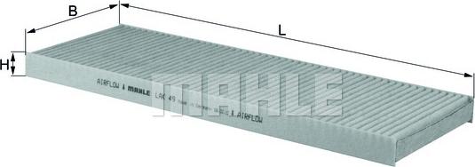 KNECHT LAK 49 - Filtrs, Salona telpas gaiss adetalas.lv