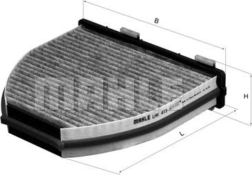 KNECHT LAK 413 - Filtrs, Salona telpas gaiss adetalas.lv