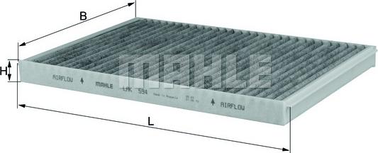 KNECHT LAK 594 - Filtrs, Salona telpas gaiss adetalas.lv