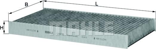 KNECHT LAK 56 - Filtrs, Salona telpas gaiss adetalas.lv