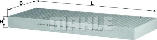 KNECHT LAK 167 - Filtrs, Salona telpas gaiss adetalas.lv